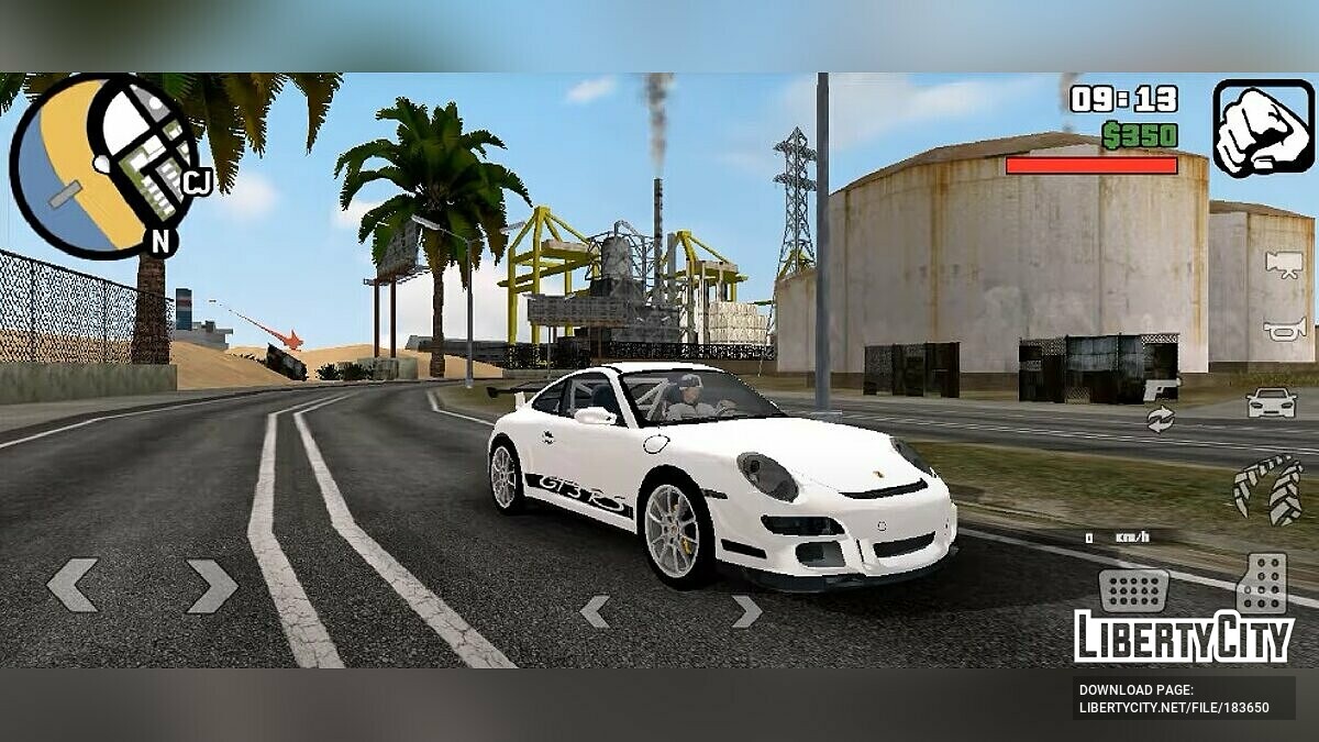 Скачать Звук двигателя Porsche 911 GT3 RS для GTA San Andreas (iOS, Android)