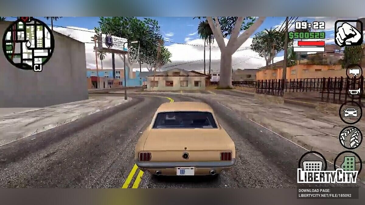 Скачать Звук двигателя 1965 Ford Mustang для GTA San Andreas (iOS, Android)