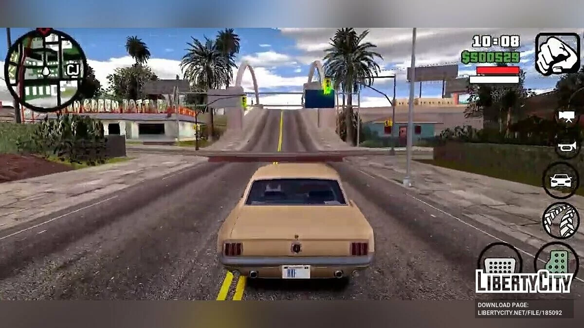 Звук двигателя 1965 Ford Mustang / GTA San Andreas (iOS, Android)