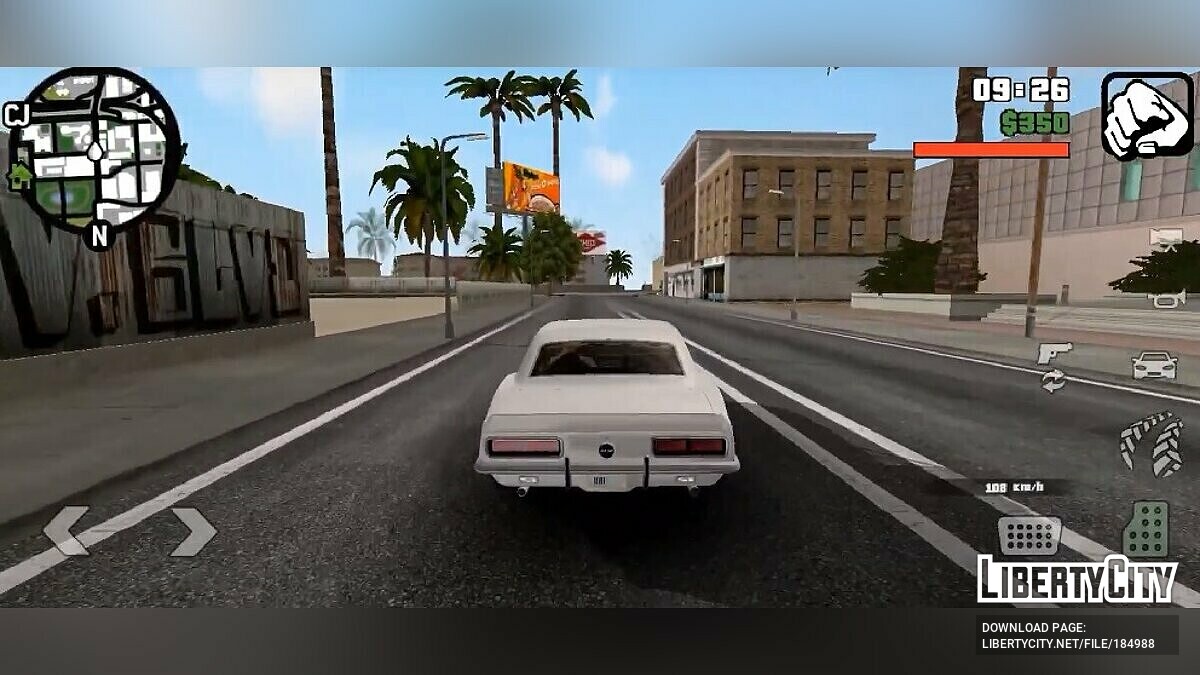 Скачать Звук двигателя Chevrolet Camaro SS 1967 для GTA San Andreas (iOS,  Android)