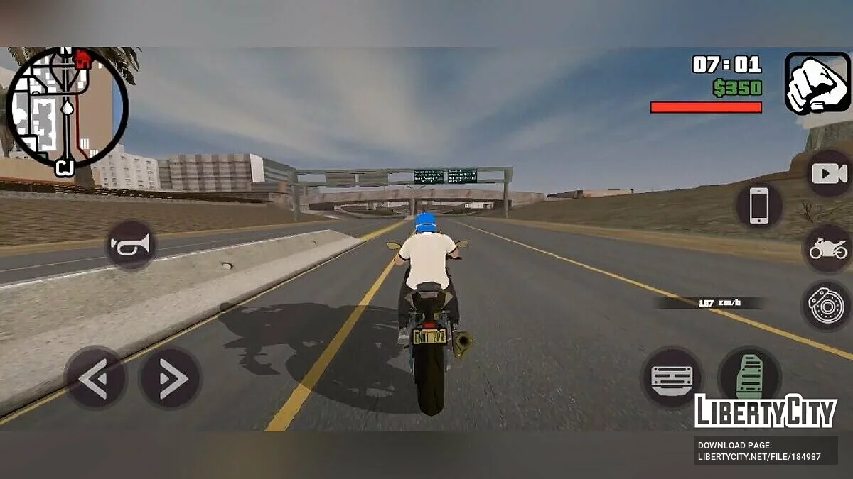 Звук двигателя Kawasaki Z H2 SC-Project GP70-R Muffler / GTA San Andreas (iOS, Android)