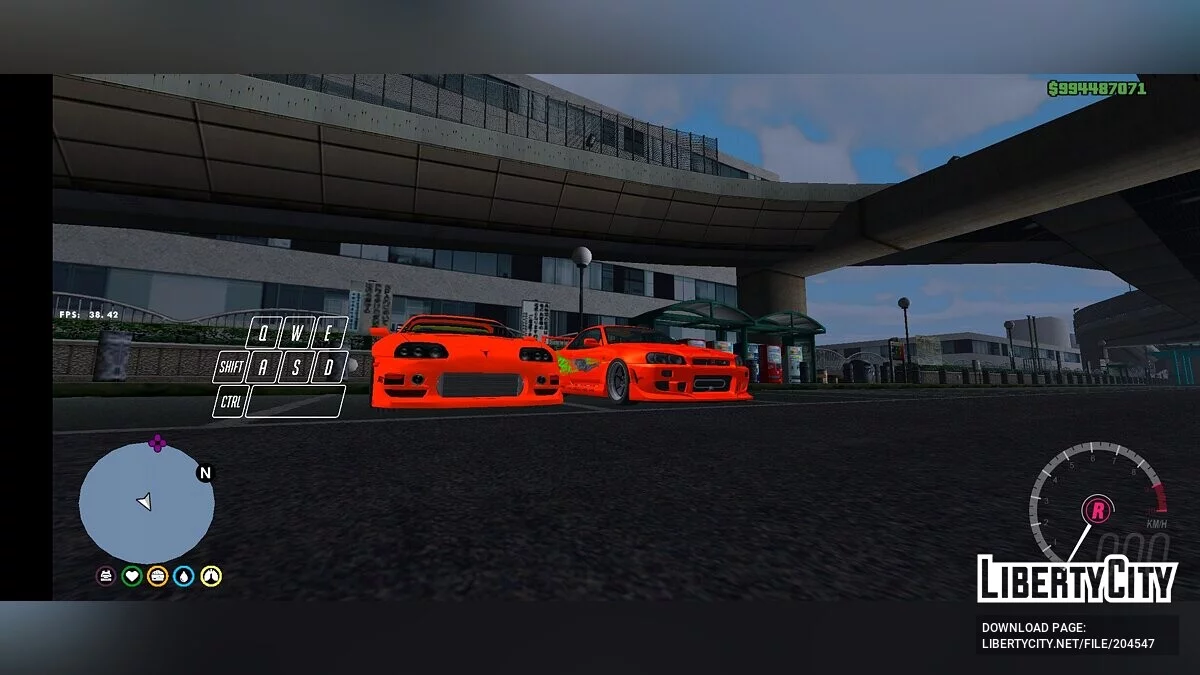 Звуки Toyota Supra MK4 из фильма "Форсаж" / GTA San Andreas (iOS, Android)