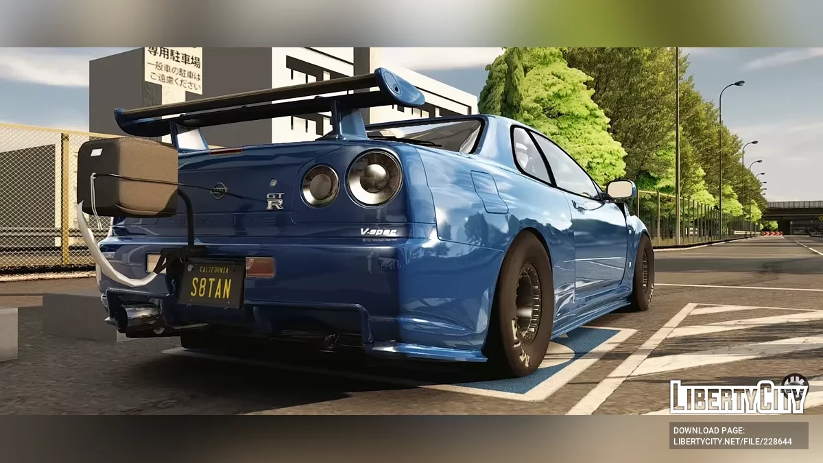 Звуки Nissan Skyline R34 Drag Spec из Forza Horizon 5 / GTA San Andreas (iOS, Android)