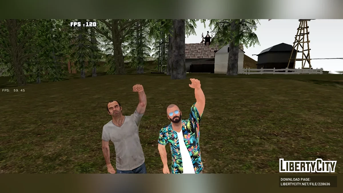 Голоса Тревора и Майкла / GTA San Andreas (iOS, Android)