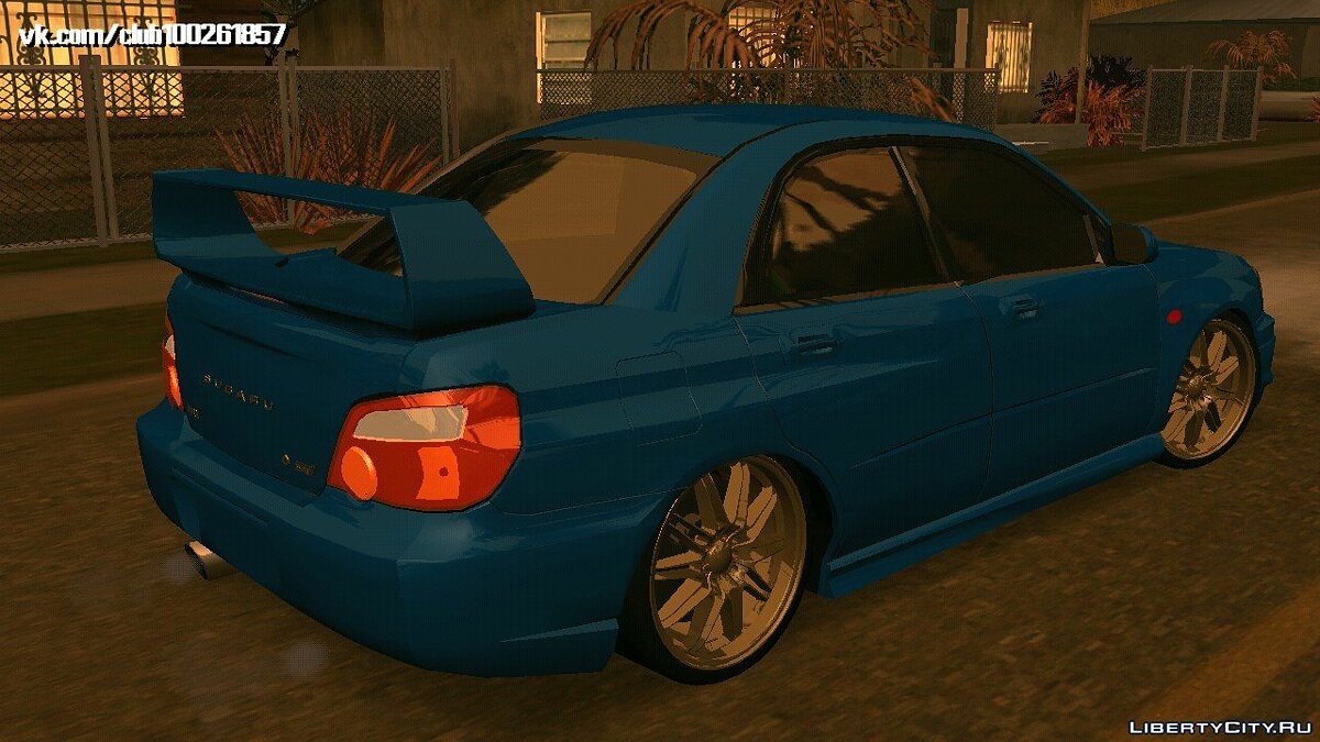 Скачать Subaru Impreza WRX STi (только DFF) для GTA San Andreas (iOS,  Android)