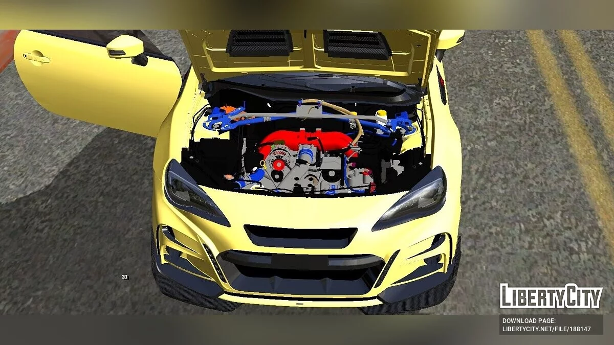 SUBARU BRZ TS Rowen RR Street Zero / GTA San Andreas (iOS, Android)