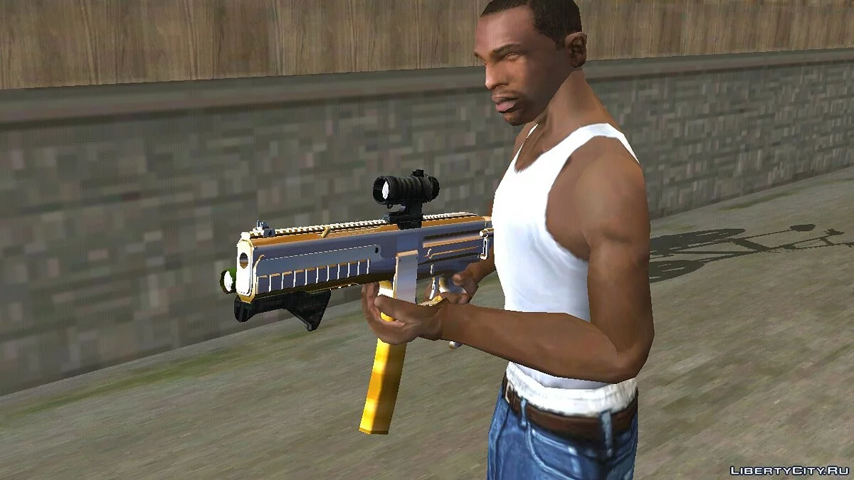 GTA 5 CombatPDW (только DFF) / GTA San Andreas (iOS, Android)