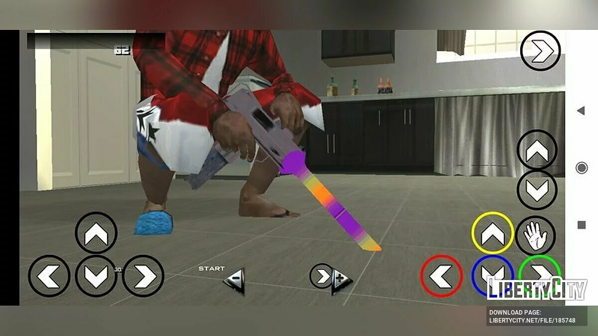 Узи с бонгом / GTA San Andreas (iOS, Android)
