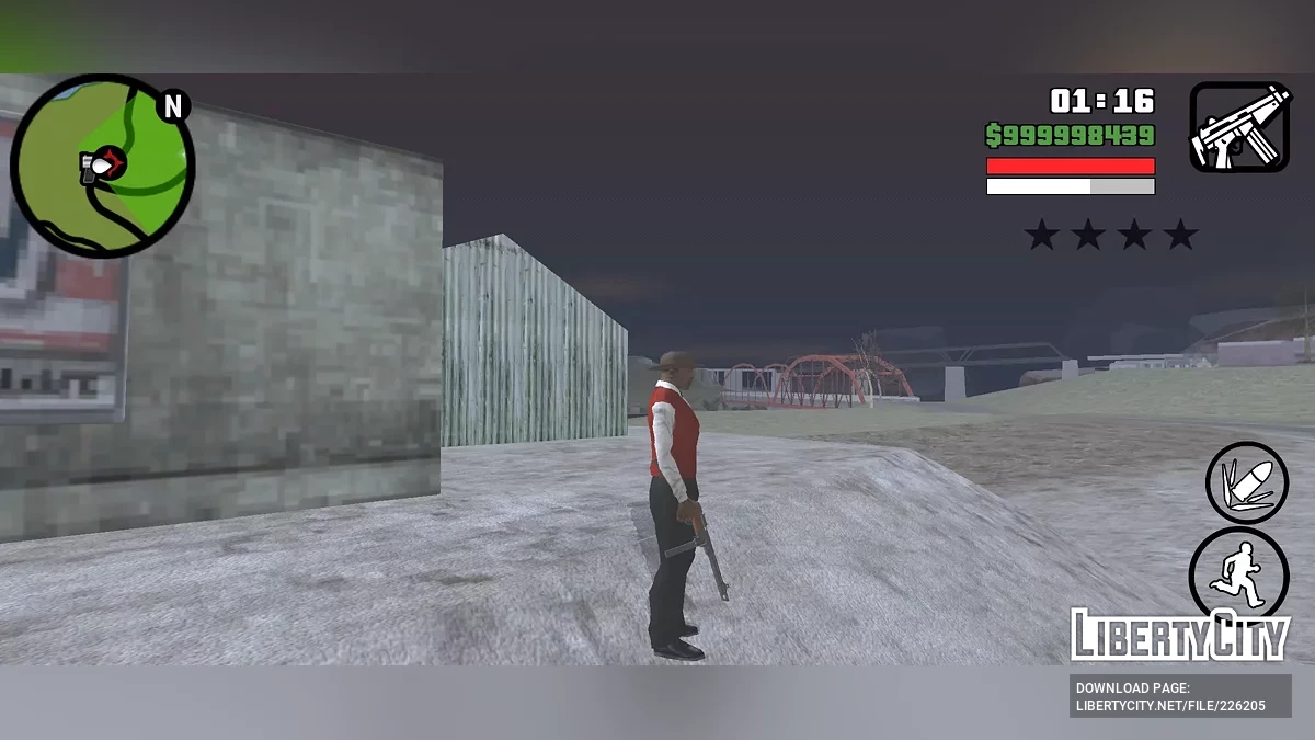 MP-41(r) — модифицированный ППШ-41 / GTA San Andreas (iOS, Android)