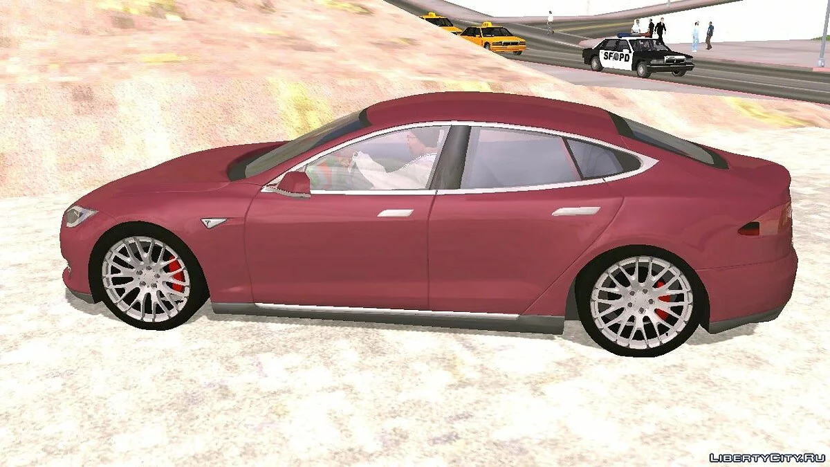 2016 Tesla Model E (только DFF) / GTA San Andreas (iOS, Android)