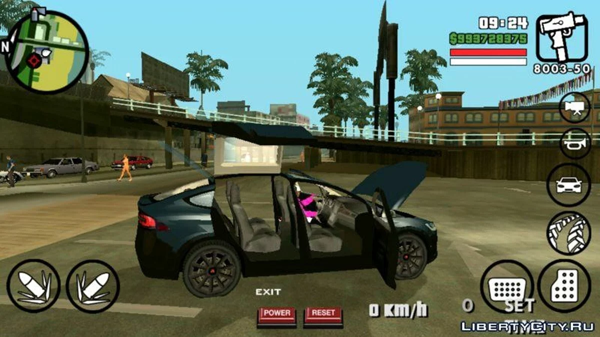 Tesla Model X / GTA San Andreas (iOS, Android)