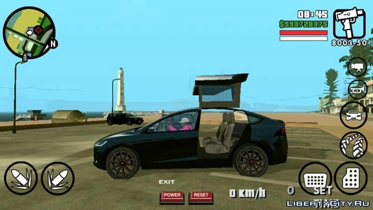 Tesla Model X / GTA San Andreas (iOS, Android)