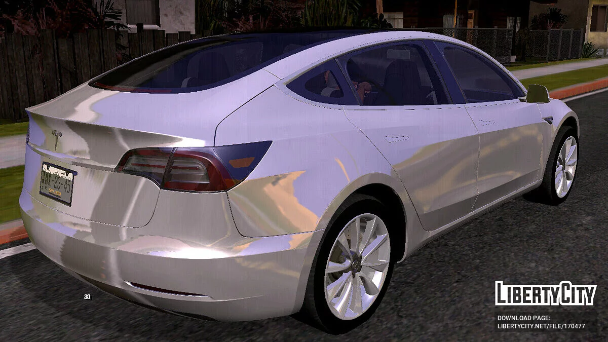 Tesla Model 3 (только DFF) / GTA San Andreas (iOS, Android)