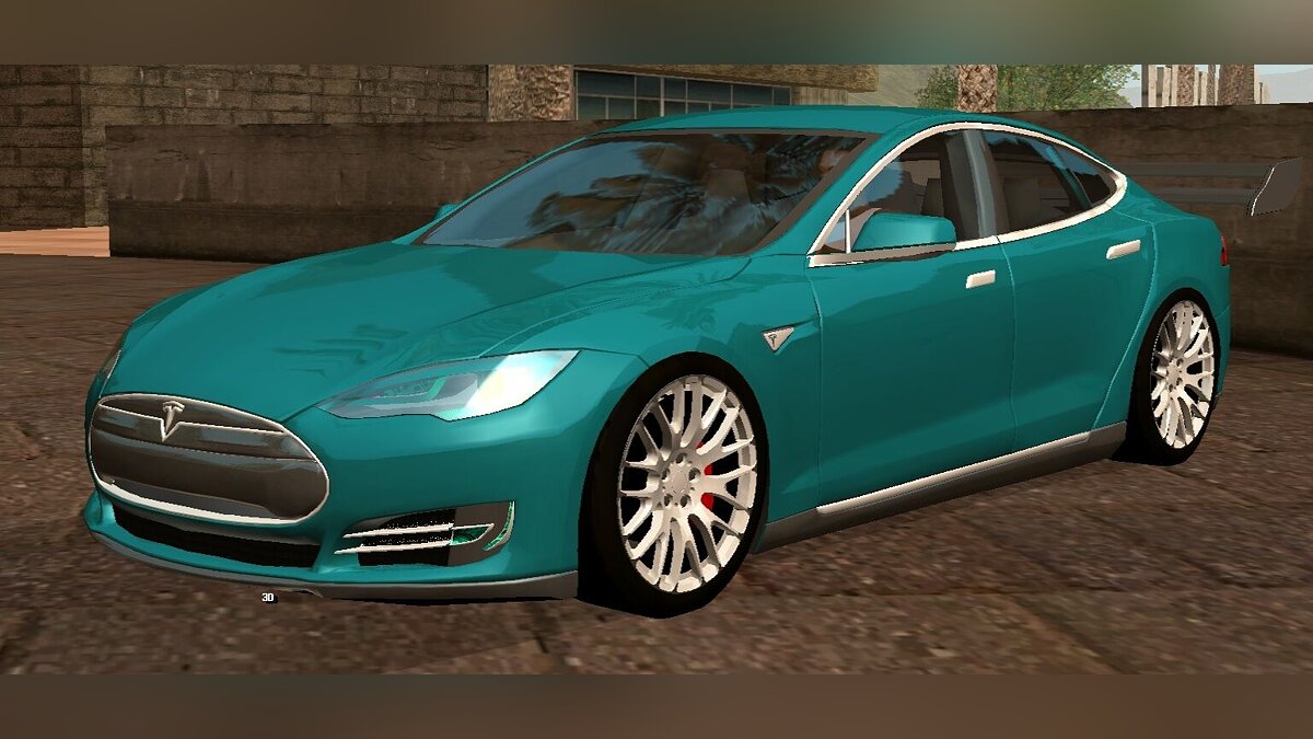 Скачать Tesla Model S (только DFF) для GTA San Andreas (iOS, Android)