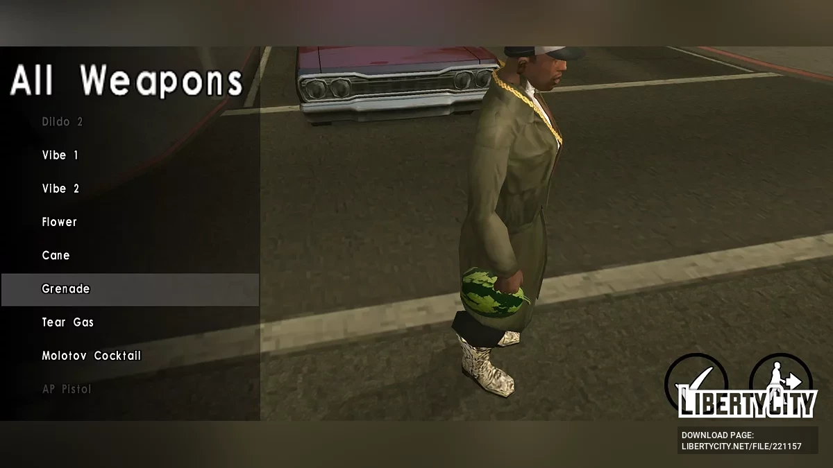 Арбуз - Граната / GTA San Andreas (iOS, Android)