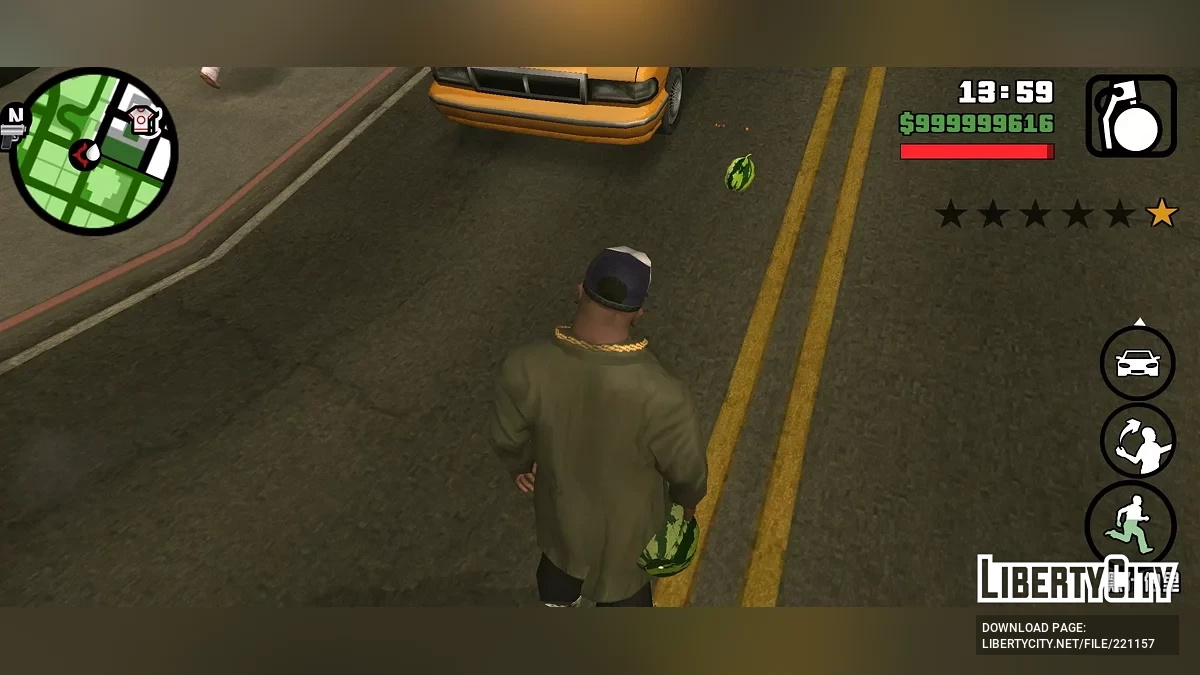 Арбуз - Граната / GTA San Andreas (iOS, Android)
