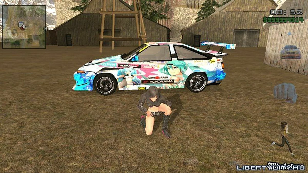 Toyota AE86 Initial D Miku Racing Edition / GTA San Andreas (iOS, Android)