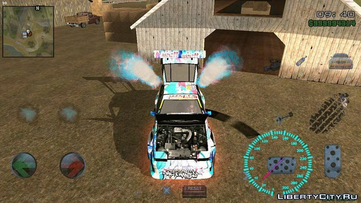 Toyota AE86 Initial D Miku Racing Edition / GTA San Andreas (iOS, Android)