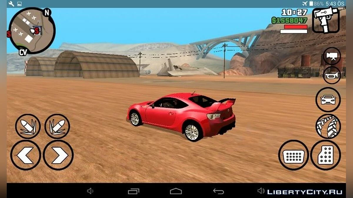 Toyota GT86 (только DFF) / GTA San Andreas (iOS, Android)