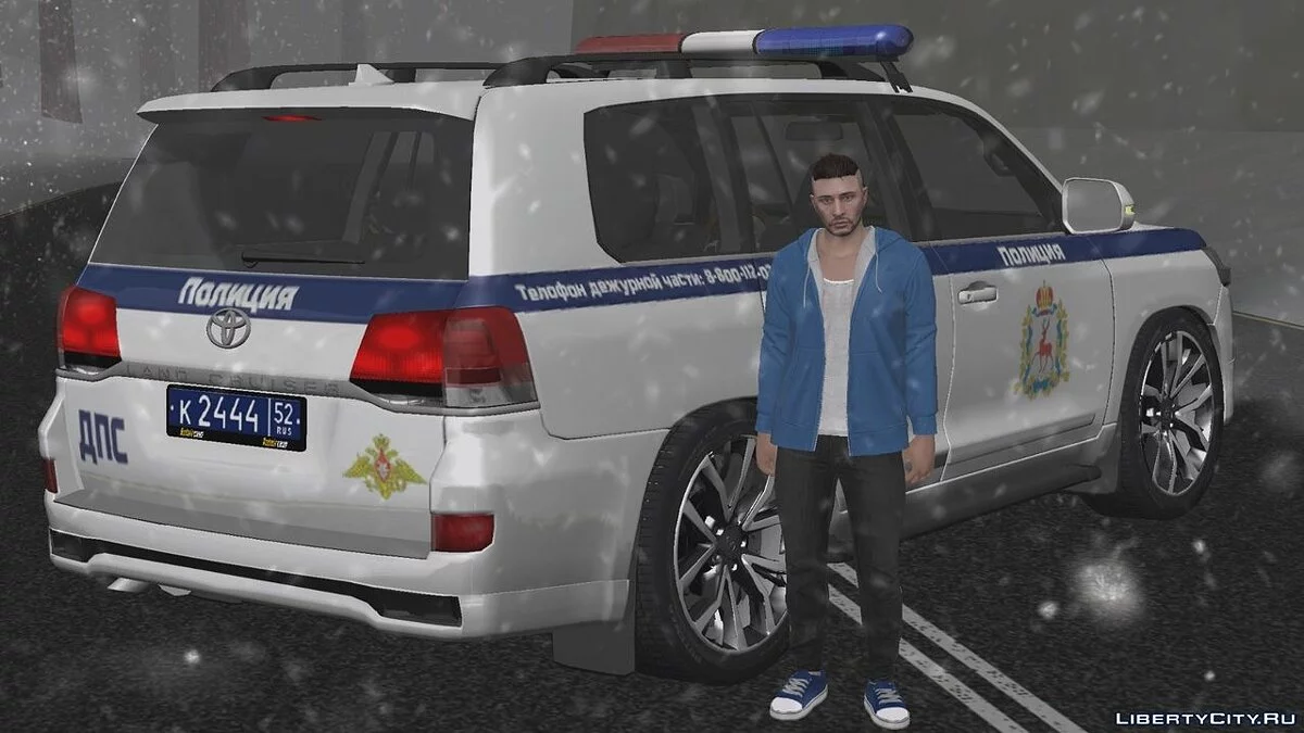 Toyota Land Cruiser (Полиция) / GTA San Andreas (iOS, Android)