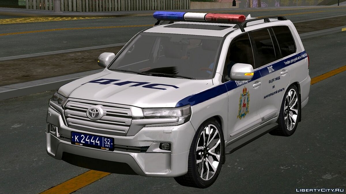 Toyota Land Cruiser (Полиция) для GTA San Andreas (iOS, Android) - Картинка #1