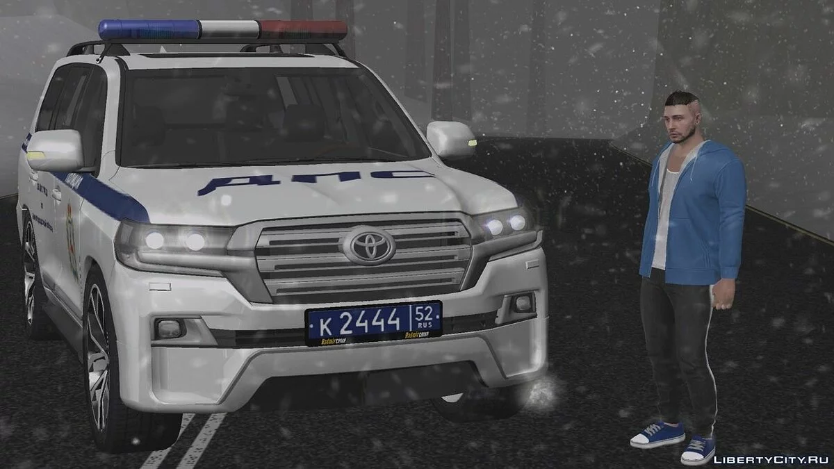 Toyota Land Cruiser (Полиция) / GTA San Andreas (iOS, Android)