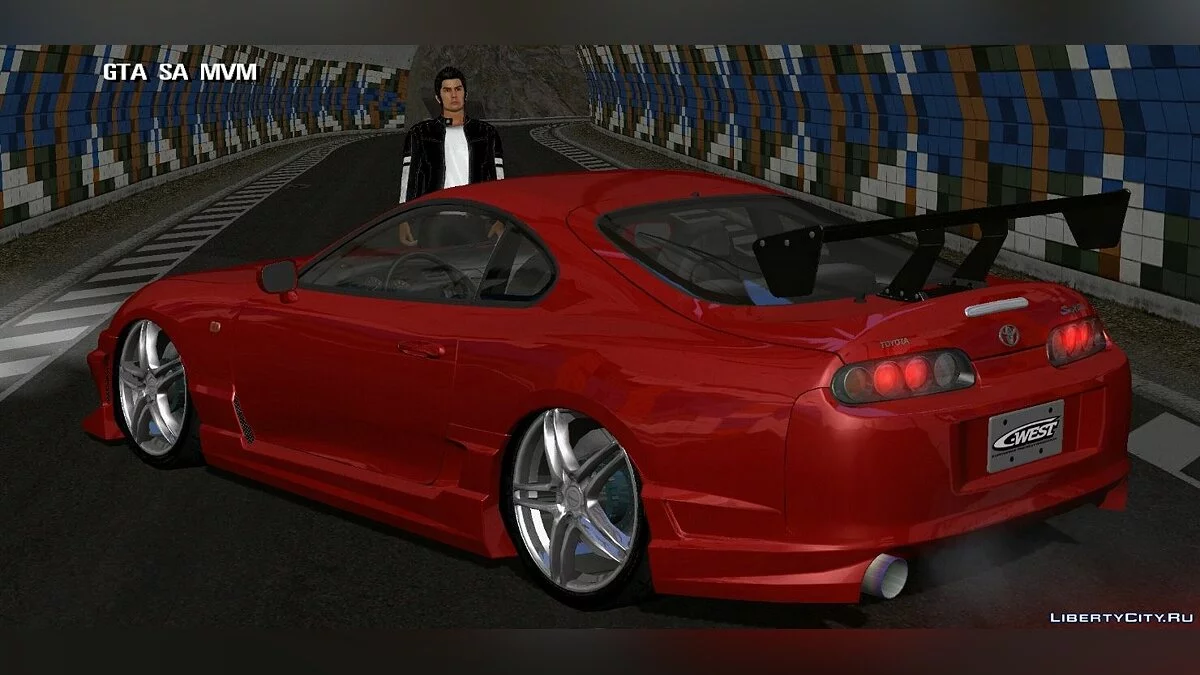 Toyota Supra + настройки для дрифта / GTA San Andreas (iOS, Android)
