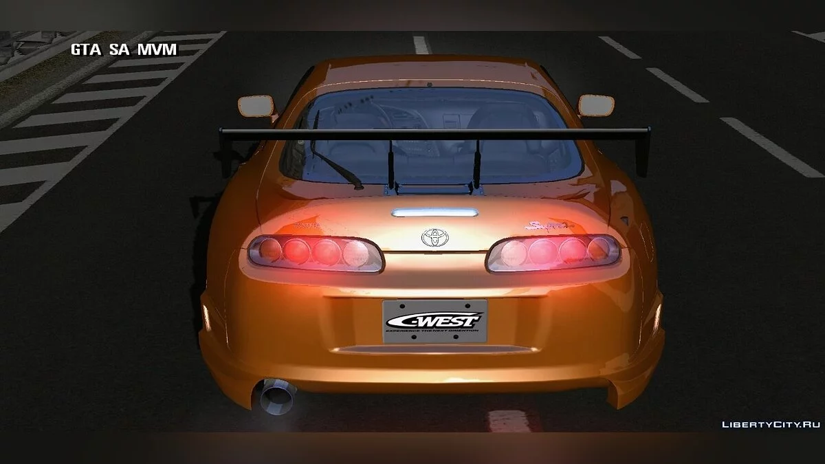 Toyota Supra + настройки для дрифта / GTA San Andreas (iOS, Android)