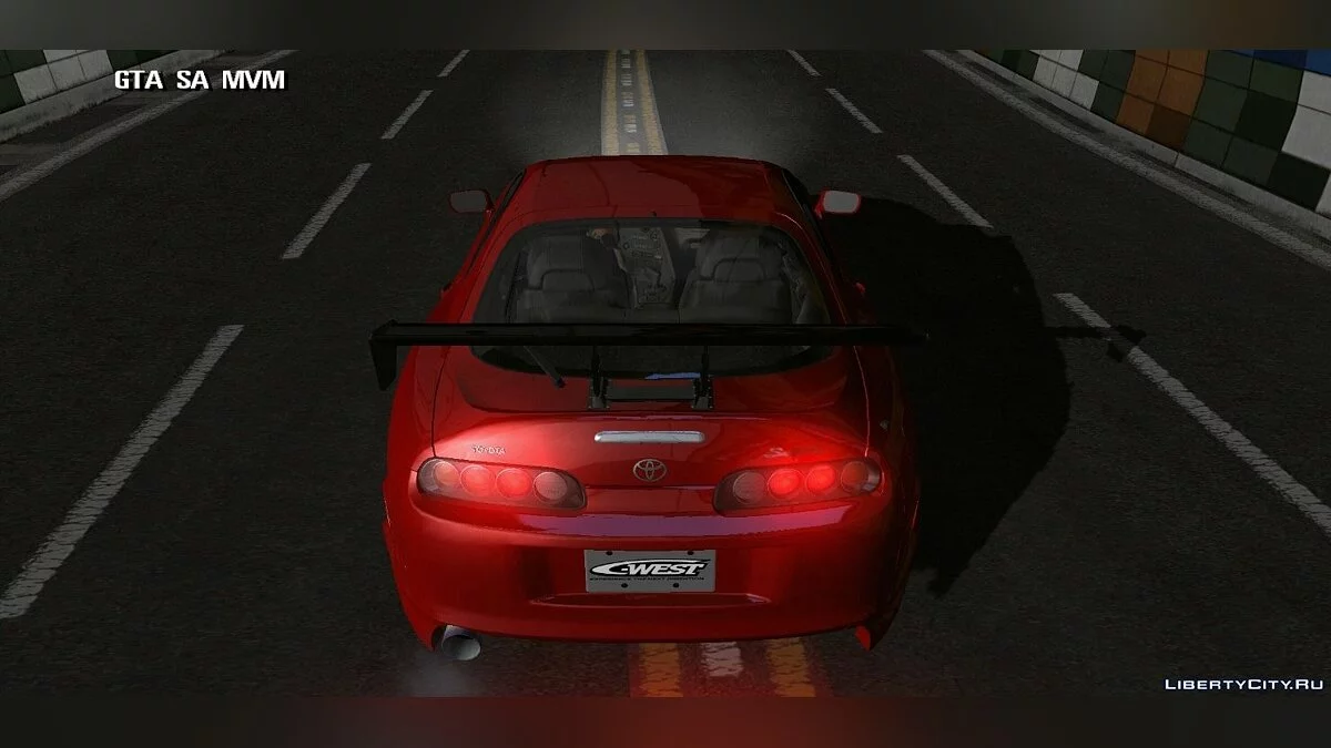 Toyota Supra + настройки для дрифта / GTA San Andreas (iOS, Android)