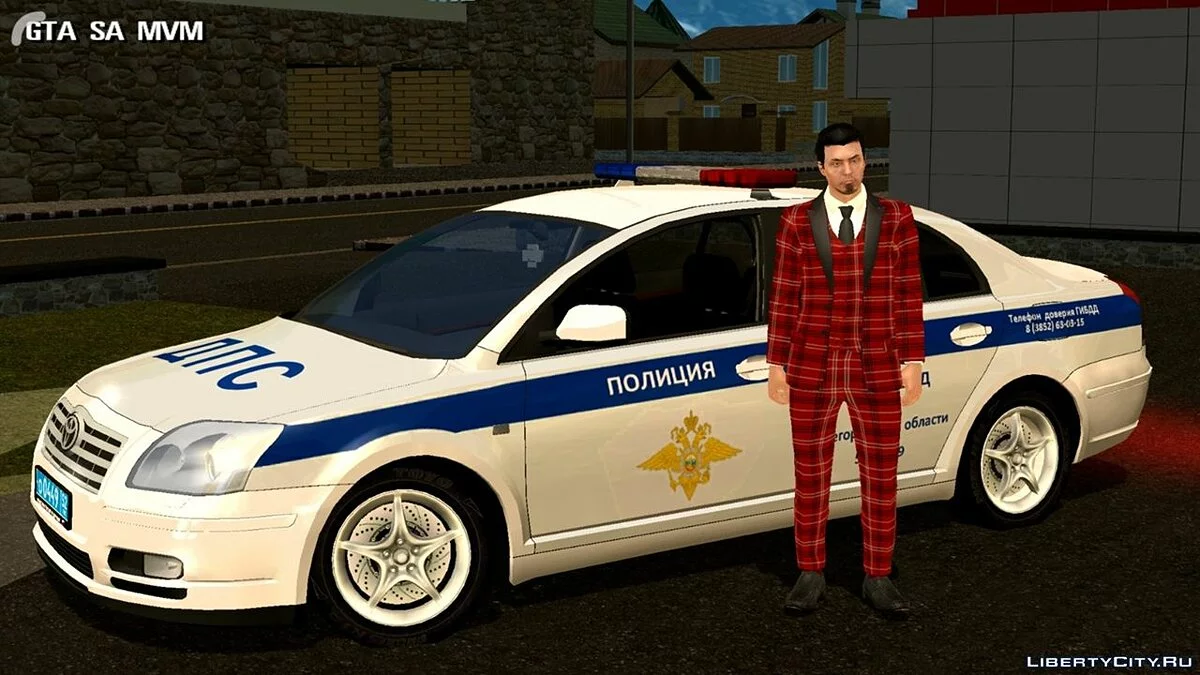 Toyota Avensis - Полиция / GTA San Andreas (iOS, Android)