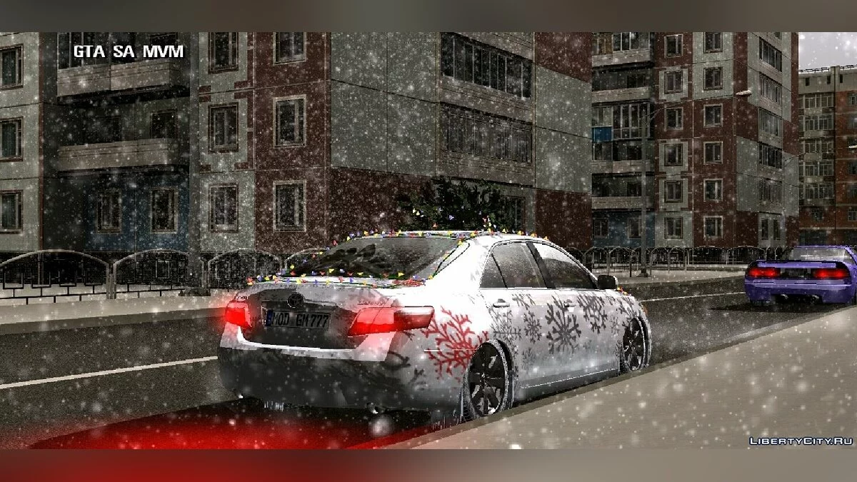 Toyota Camry 3.5 — зимняя версия / GTA San Andreas (iOS, Android)