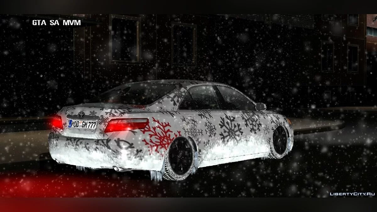 Toyota Camry 3.5 — зимняя версия / GTA San Andreas (iOS, Android)