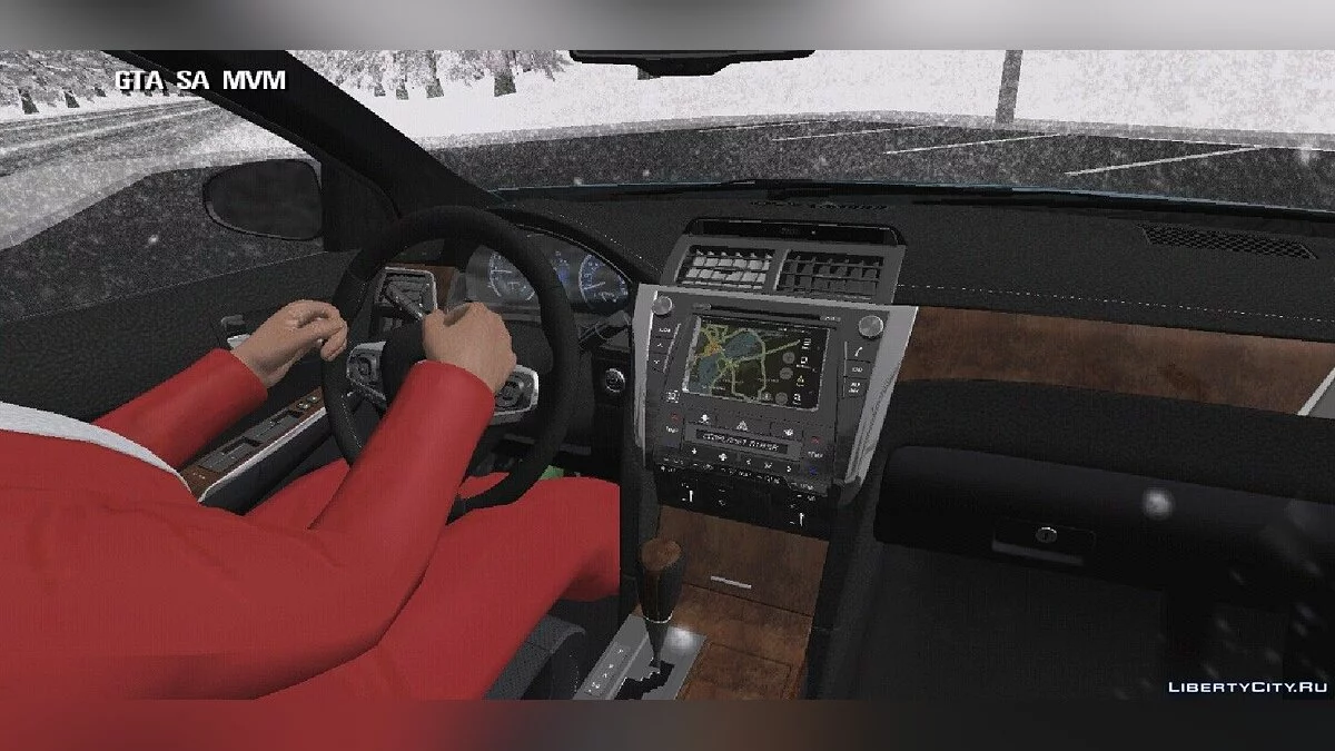 Toyota Camry — зимняя версия / GTA San Andreas (iOS, Android)