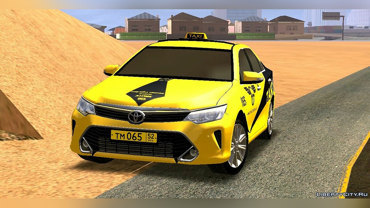 Скачать Toyota Camry 2014 ТАКСИ для GTA San Andreas (iOS, Android)