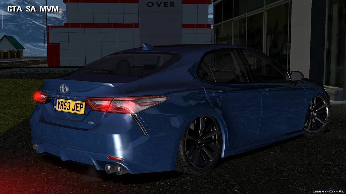 Toyota Camry 2018 — гражданская и полицейская версия / GTA San Andreas (iOS, Android)