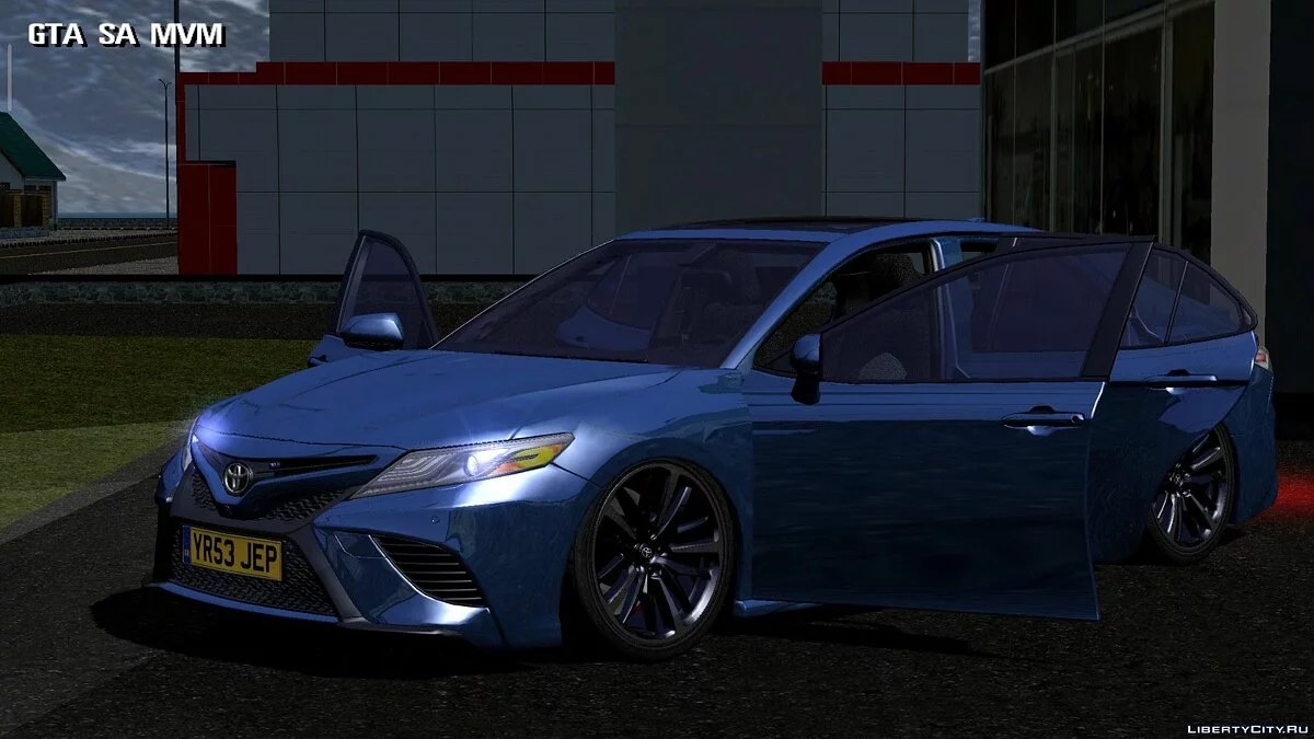 Toyota Camry 2018 — гражданская и полицейская версия / GTA San Andreas (iOS, Android)