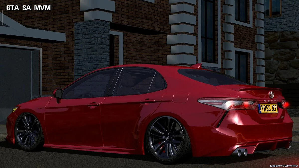 Toyota Camry 2018 — гражданская и полицейская версия / GTA San Andreas (iOS, Android)