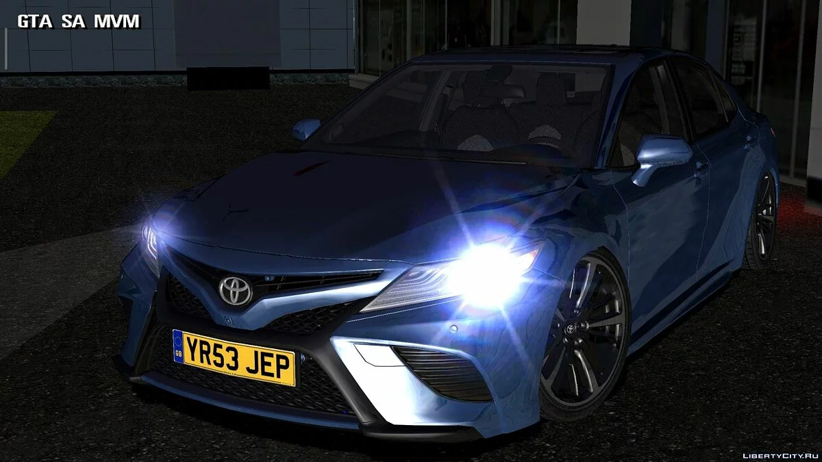 Toyota Camry 2018 — гражданская и полицейская версия / GTA San Andreas (iOS, Android)