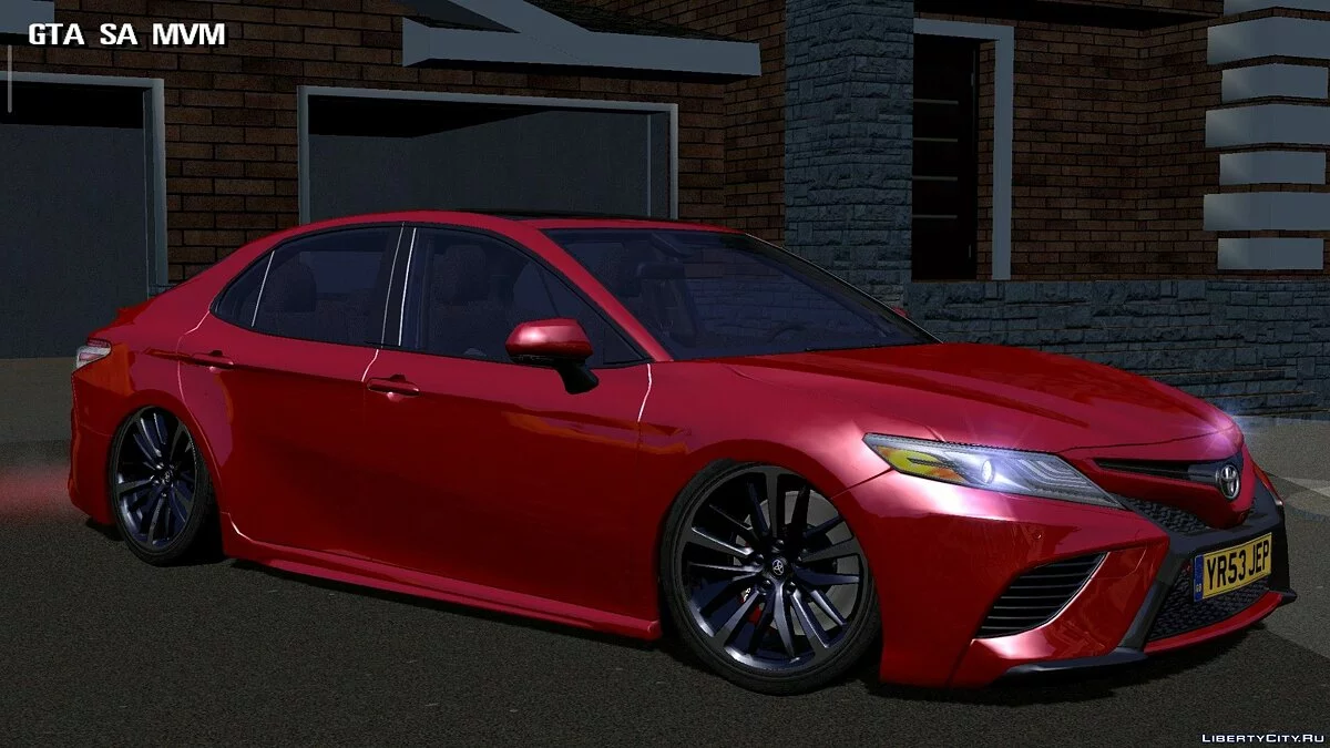 Toyota Camry 2018 — гражданская и полицейская версия / GTA San Andreas (iOS, Android)