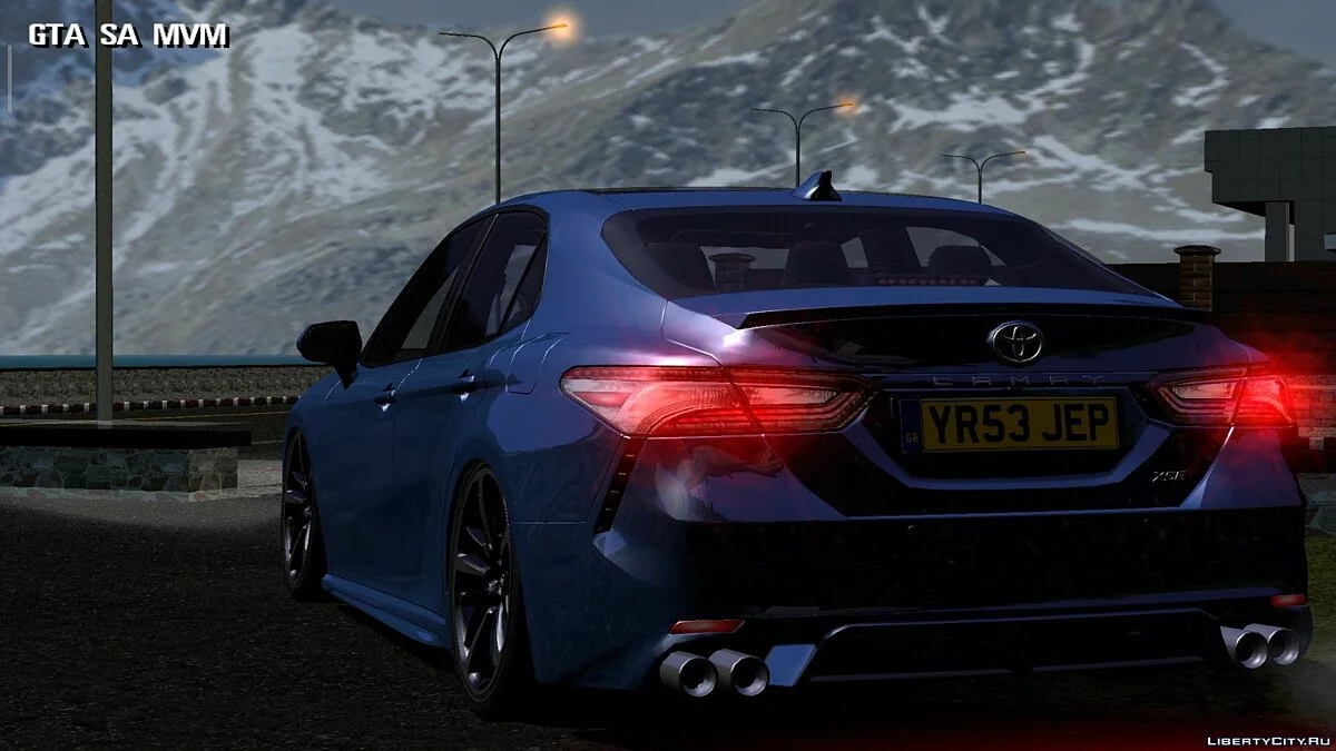 Toyota Camry 2018 — гражданская и полицейская версия / GTA San Andreas (iOS, Android)