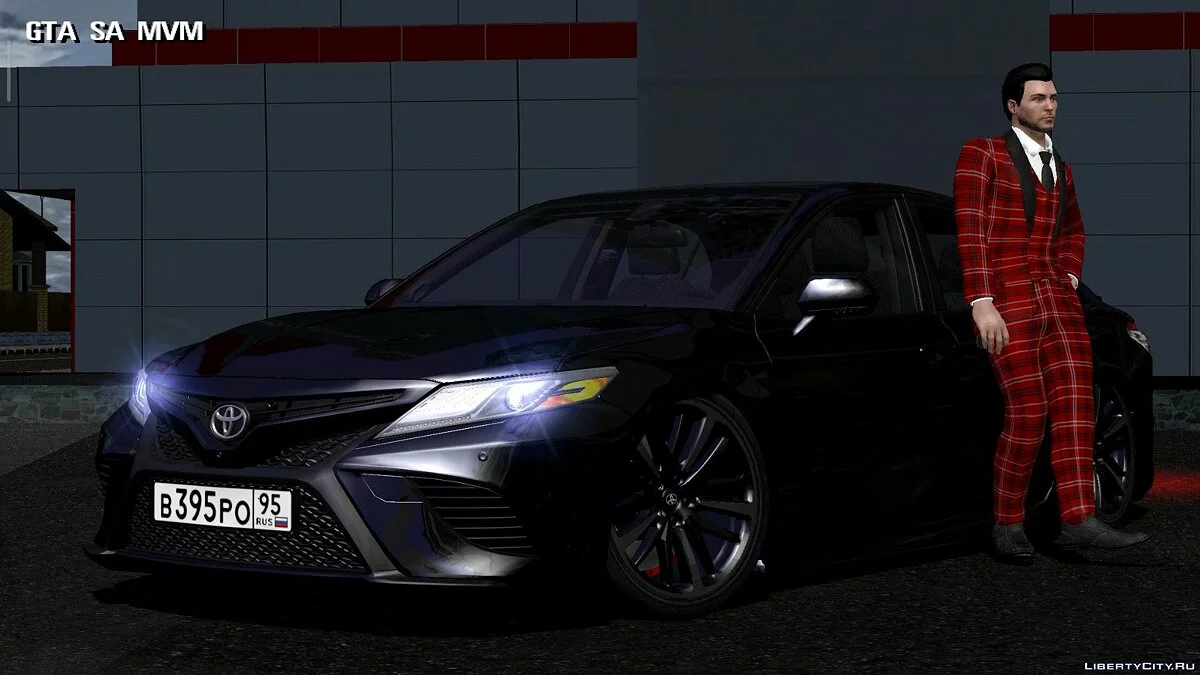 Toyota Camry 2018 — сток и полиция / GTA San Andreas (iOS, Android)