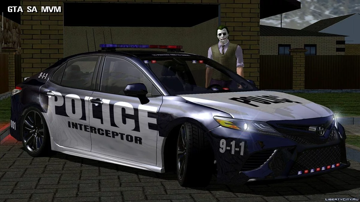 Toyota Camry 2018 — сток и полиция / GTA San Andreas (iOS, Android)