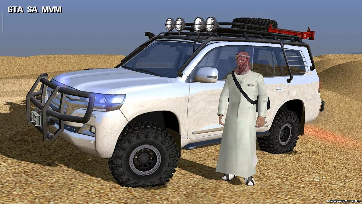 Toyota Land Cruiser 200 off-road / GTA San Andreas (iOS, Android)