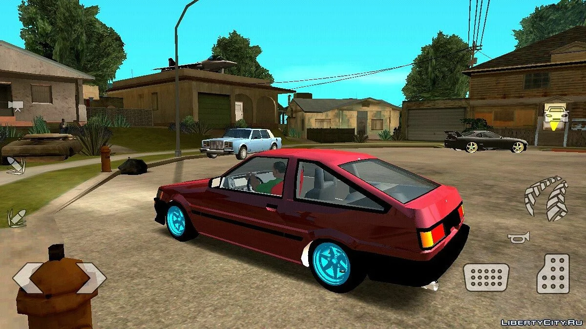 Toyota Corolla Levin (AE86) (только DFF) / GTA San Andreas (iOS, Android)