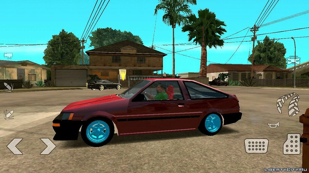Toyota Corolla Levin (AE86) (только DFF) / GTA San Andreas (iOS, Android)