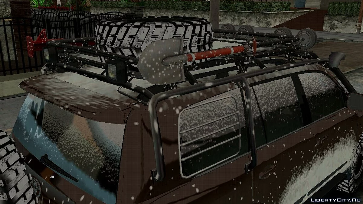 Toyota Land Cruiser 200 Off Road (Зимняя версия) / GTA San Andreas (iOS, Android)