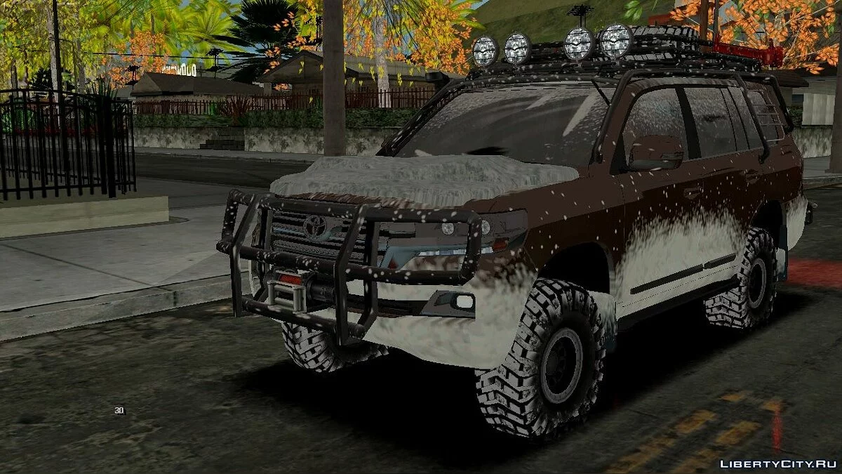 Toyota Land Cruiser 200 Off Road (Зимняя версия) / GTA San Andreas (iOS, Android)