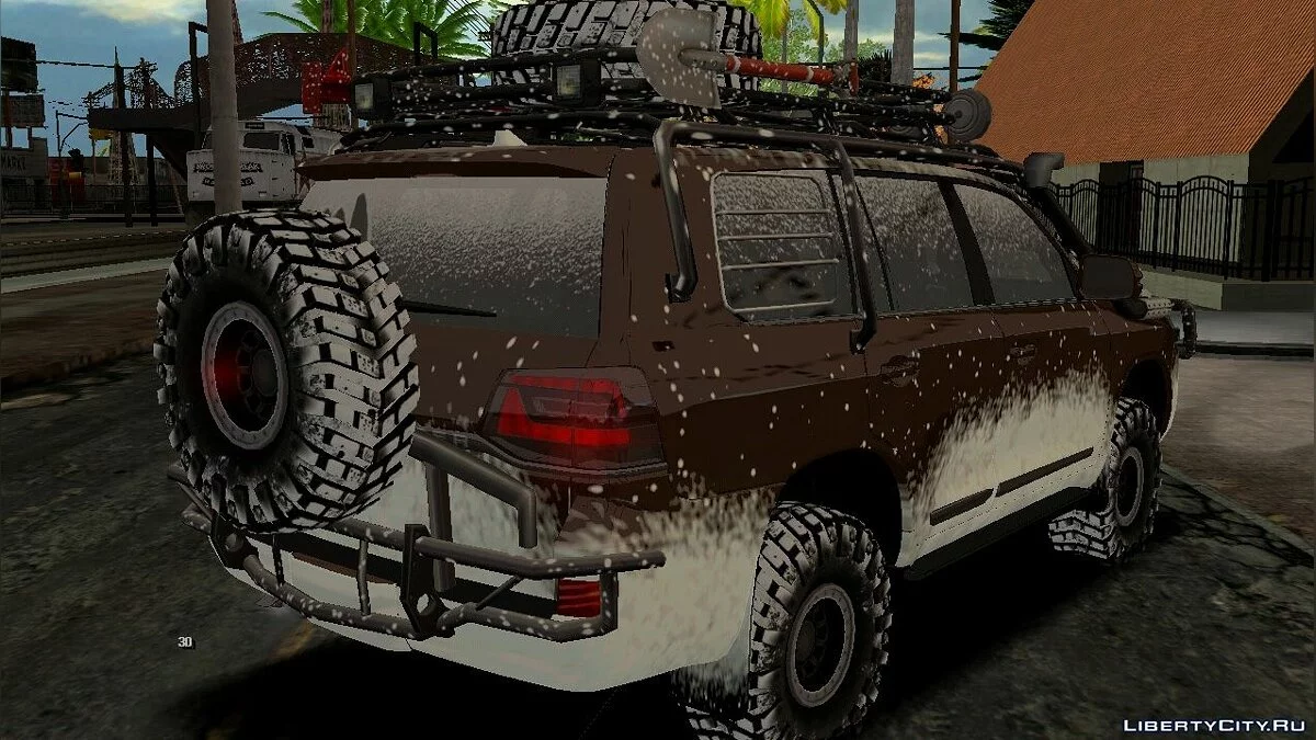 Toyota Land Cruiser 200 Off Road (Зимняя версия) / GTA San Andreas (iOS, Android)