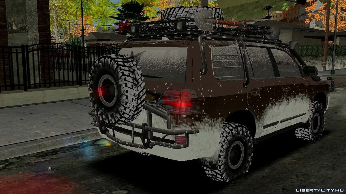 Toyota Land Cruiser 200 Off Road (Зимняя версия) / GTA San Andreas (iOS, Android)