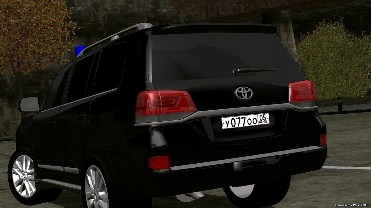 Скачать Toyota Land Cruiser 200 (ФСБ) (только DFF) для GTA San Andreas  (iOS, Android)